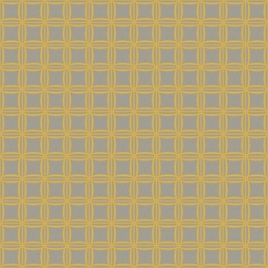 Extinction in Linen Woven Grid Small