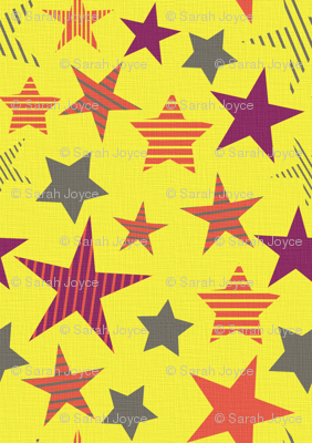 linen_stars_yellow