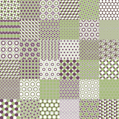 polygon grids 6x6 of 6x6