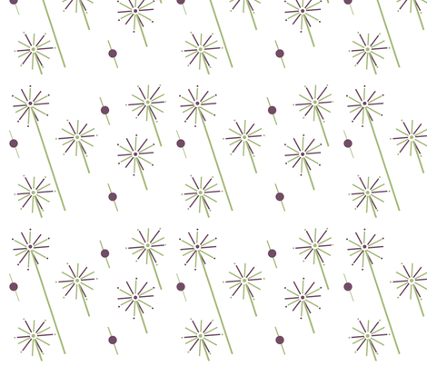 Daydreams and Dandelions Delight, ATD 213 fabric by arttreedesigns on Spoonflower - custom fabric