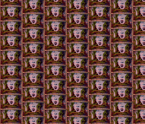 LuckyGirl Eleven Graffiti Kiss fabric by luckygirl_eleven on Spoonflower - custom fabric