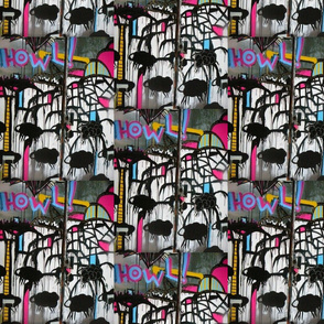 Howl Sheep Graffiti