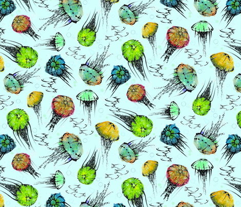 sea_majesty fabric by spacecowgirl on Spoonflower - custom fabric