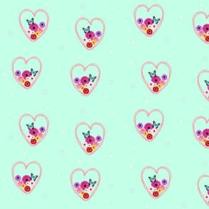 Petal Power Heart Baskets, ATD 311