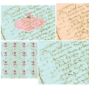 A French script Sampler
