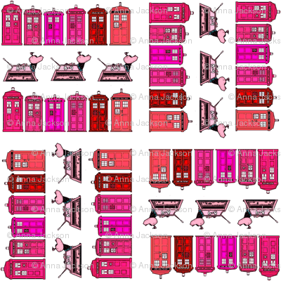 Tin Dogs And The Tardis Pink