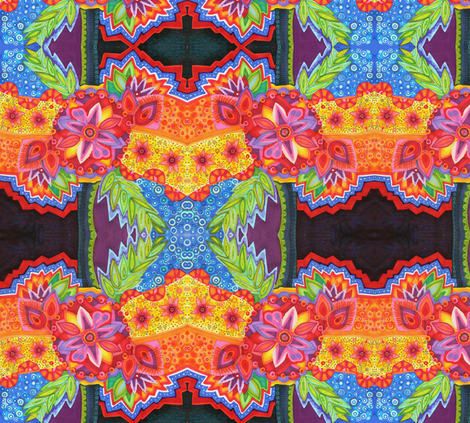 Piensa en mi fabric by lita_blanc on Spoonflower - custom fabric