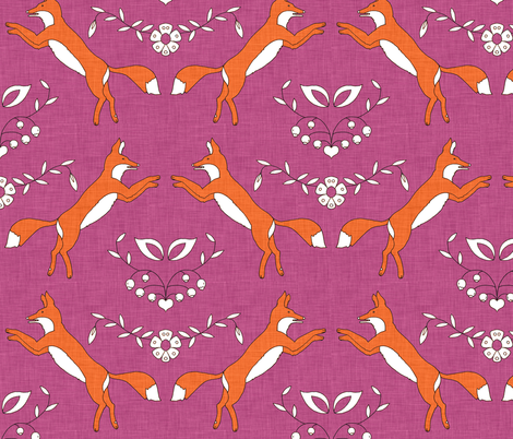foxen_bohèmian fabric by holli_zollinger on Spoonflower - custom fabric