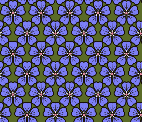 Periwinkle_lilac fabric by adranre on Spoonflower - custom fabric