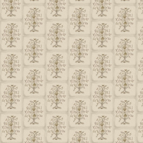 Colonial Sampler Tan