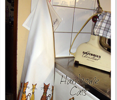 Handsome Cats - 4 tea towels