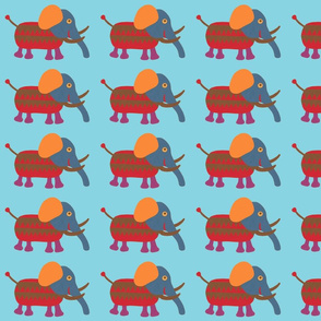 mixed up mammoth blue