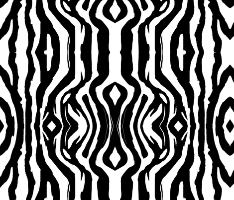 Zebra large fabric by flyingfish on Spoonflower - custom fabric