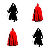 Empire Polka Red, White, Black