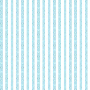 Gate Stripe White on Blue