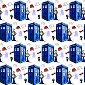 Doctor Who Inspired Police Box, Bow Ties, Fezzes, Stetson, Daleks River Song