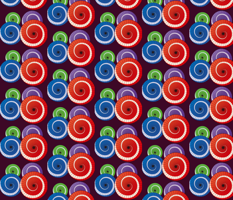 Paper Umbrellas fabric by flyingfish on Spoonflower - custom fabric