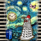 Doctor Who Inspired TARDIS Dalek Collage