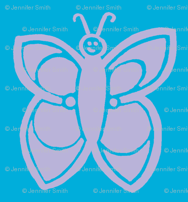 Butterflies blue