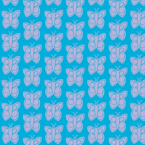 Butterflies blue