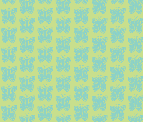 Butterflies fabric by painter13 on Spoonflower - custom fabric