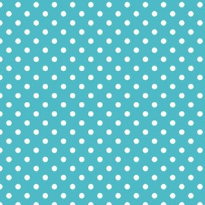spots - blue teal