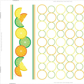 Sunny Citrus Tea Towel