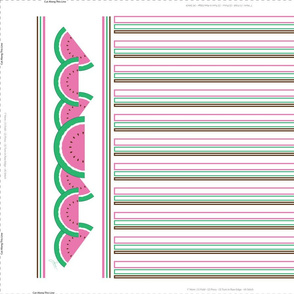 Pink Watermelon Tea Towel