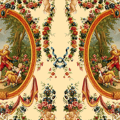 Rococo Swingers ~ Cream  ~ Medium