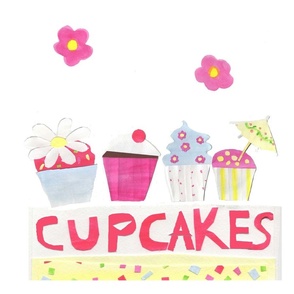 Cupcake Fat Quarter Panel, ATD 701