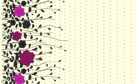 The Pink Rose fabric by candyjoyce on Spoonflower - custom fabric