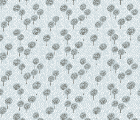tree_breeze_blue fabric by glorydaze on Spoonflower - custom fabric
