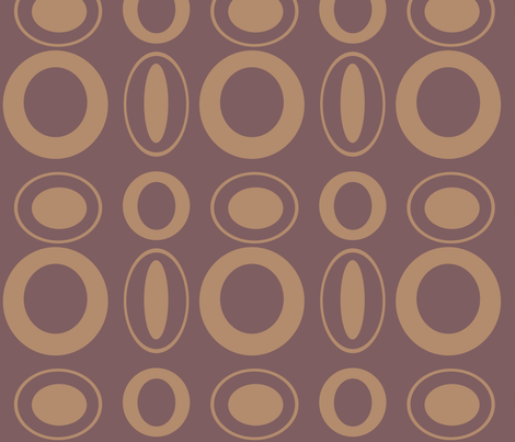 Coffee Bean Rings fabric by arttreedesigns on Spoonflower - custom fabric