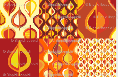 Ever-autumn cushion panels