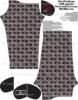 Mens small custom Geek Pyjamas