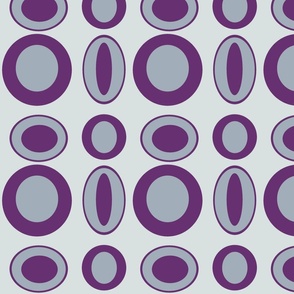 Purple & Silver Rings, ATD 916