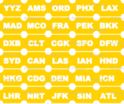 Airports Yellow
