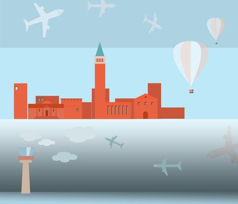 aviation celebration fabric by melachmulik on Spoonflower - custom fabric