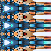HyperbolicPeachWideFabric