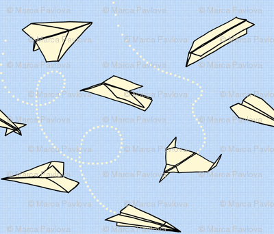 FOLDED PAPER AEROPLANES