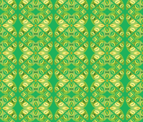 Jasmine on the Trellis fabric by susaninparis on Spoonflower - custom fabric