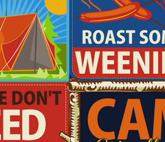 Camping Crests