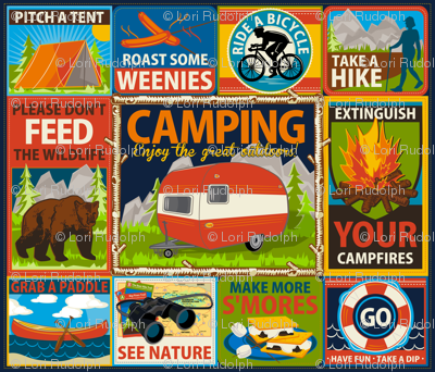 Camping Crests