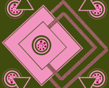 geometric_intricate_green,pink, fuschia