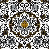 Eleonora Di Toledo - Gold/Silver Velvet