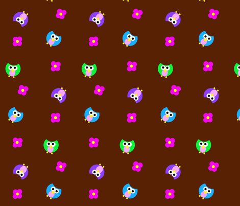 Hoot! fabric by sewbabysew on Spoonflower - custom fabric