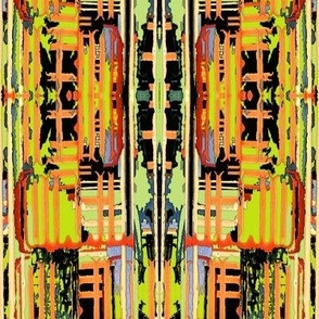 Neon Abstract Fibers