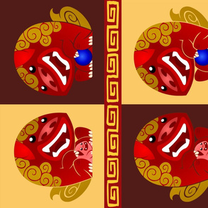 Mr and Mrs Foo Dog
