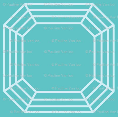 Turquoise Asscher