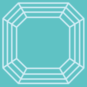 Turquoise Asscher
